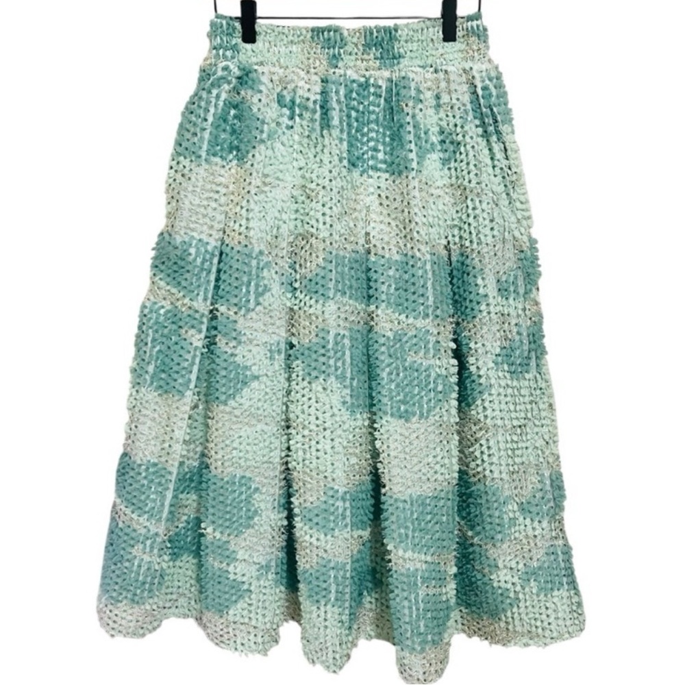 Buru
Party Textured Metallic Pull-On Pocketed A-Line Midi Skirt - Picture 2 of 6